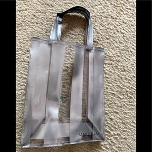 Silver Clear Small Tote